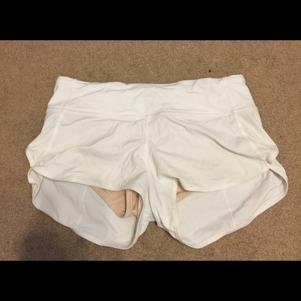White lulu shorts, so comfy! Brand new